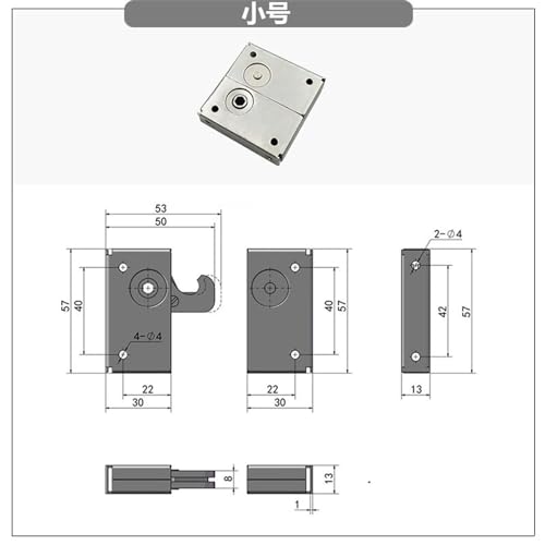 Verrouillage d'épissure caché R5 pour boîte de levage robuste - 4