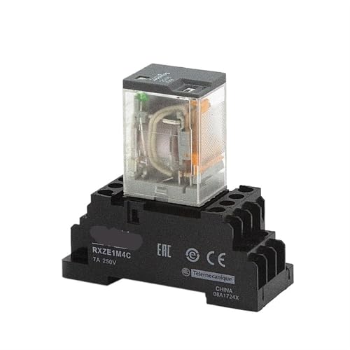 Prise RXZE1M4C connecteur à vis rail DIN pour relais RXM4