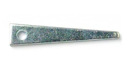 Dzina Pack of 10 Zinc-Plated 75mm Traditional Hammer-in Vine Eyes for Garden Fixtures