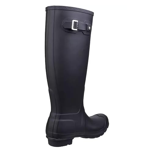 Hunter Boots Women's Original Tall Welly Boot, Navy, 7 M UK/9 M US