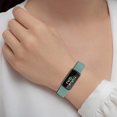 Chofit Correas de reloj compatibles con la correa Fitbit Inspire 3, juego de 3 unidades, pulseras deportivas de silicona suave de repuesto para el rastreador de actividad Inspire 3, Small, Silicona - imagen 7
