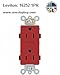Leviton 16252-1PR RD DEC REC Split W/1PLUG CTRL 15A125V