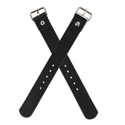 BESTonZON 1Pair Adjustable Leather Straps for Bike Baskets Durable and Detachable Basket Belt for Front Cargo Bicycles