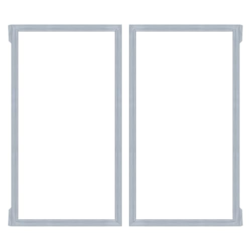 Upgraded 2 Pack W10830274 Refrigerator Door Gasket Replacement Compatible with Whirlpool,KitchenAid,Maytag,Jenn Air,Fridge Door Seal Replace W10294127,W10443273,4454925,PS11759518,AP6027236