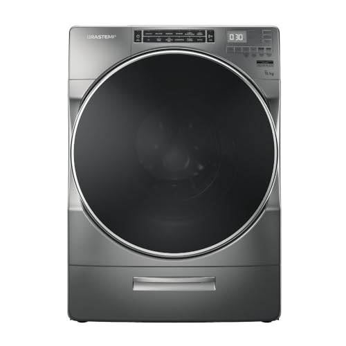 Máquina de Lavar Brastemp 15kg Titanium com Dispenser Auto Dosagem e Função Mais Roupas - BNF15AS 110V