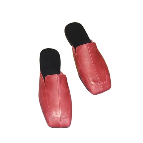 High heeled sandals Women's slippers flat casual retro sandals artistic Baotou fashionable women's slippers