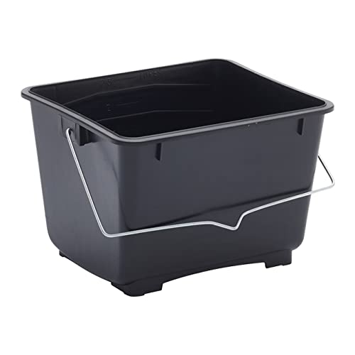 Mini Cubo de Pintura de plástico ProDec de 2,5 litros (0,5 galones) 100% plástico Reciclado con asa de Transporte metálica para Todo Tipo de Pinturas y pastas Apto para Mini Rodillos de 4 Pulgadas