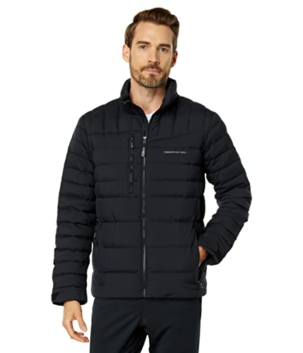 Image of Obermeyer Klaus Down Jacket for Men - Quilted Design All Over With Center Front Zipper Closure, Cosy and Stylish Jacket