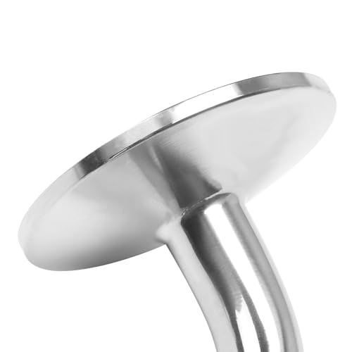 Image of DERNORD Sanitary Hose Barb Pipe Fitting 1.5 inch Tri Clamp (50.5MM Ferrule) 45 Degree Elbow Tube OD 1 /2 inch /12.7MM