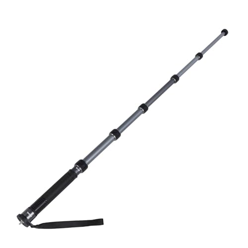 Camera Monopod, Broad Application 6 Section Legs Aluminum Alloy Material Extendable Camera Monopod, with Walking Stick Handle, for Tripods Monopods Selfie Sticks Phone Stabilizers