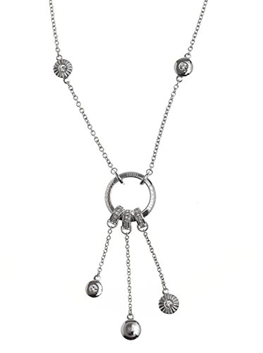 Cerruti 1881 Damska biżuteria na szyję INFINITA CASCATA stal szlachetna/cyrkonia 47 cm R41134Z