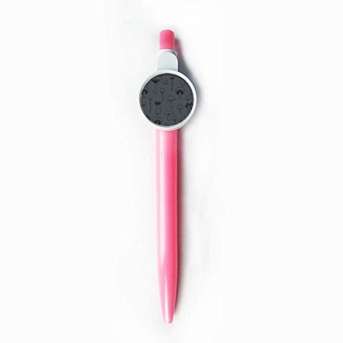 Stylo à bille rétractable champignon bleu idéal pour s'organiser au bureau
