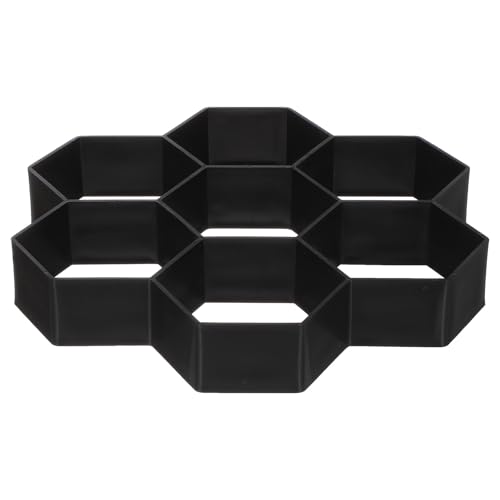 LIFKOME Molde de Baldosa Hexagonal de Plástico Pp para Pavimentar Jardines, Fácil de Usar y Crear Senderos Artísticos Forma de Hormigón