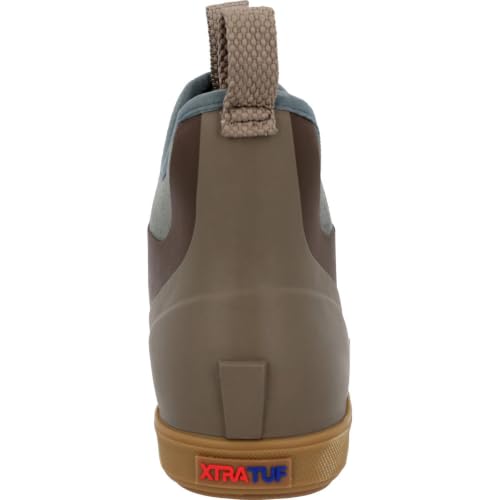Image of XTRATUF Men's Vintage Ankle Deck Boot, Brown, Size 11(M)