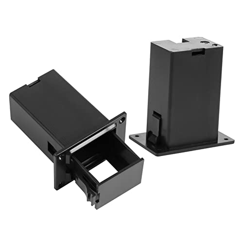 FAVOMOTO 2sets Guitar Pickup Battery Case Holder 9v Replacement Battery Boxes Plastic Easy Install 3pcs*2