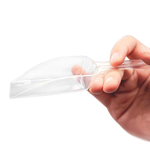 Tytroy 12Pc Small 6" Clear Acrylic Plastic Kitchen Candy Dessert Buffet Food Candy Popcorn Sugar Scoops (12 Pc) #TOP1