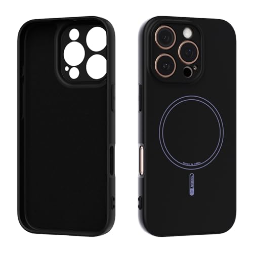 Étui iPhone 16 Pro 6.3 pouces silicone doux anti-rayures noir