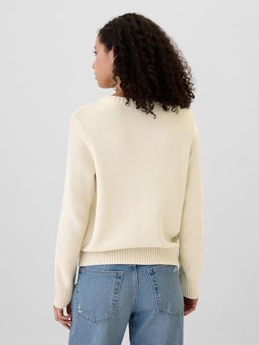 Image of Gap Women's Cable Crewneck Sweater