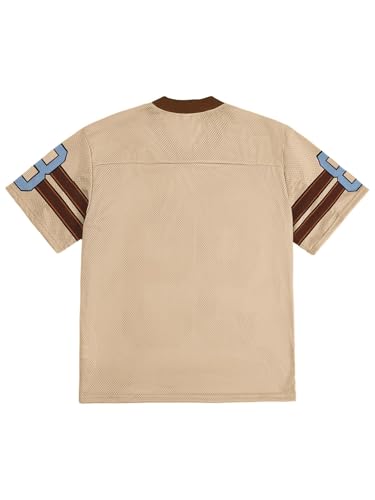 QJQ Men's Jersey Shirts Short Sleeve V Neck Graphic T Shirts Y2k Baggy Oversized Tee Summer Tops Streetwear3