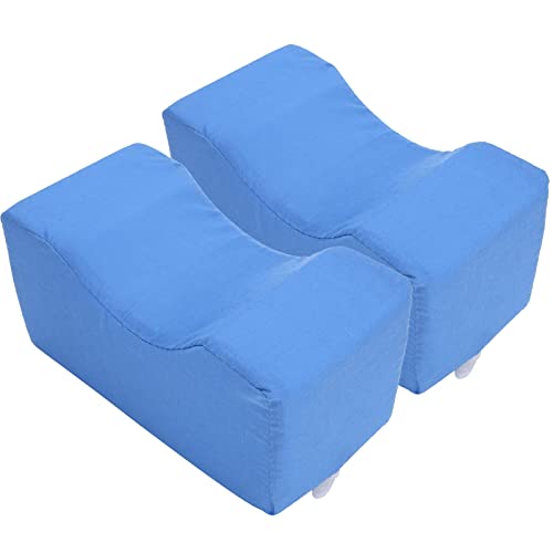 Cojín de Tobillo antiúlceras de presión, Cojín de reposapiernas antiescaras Cojines de Talon Protector Cojín de posicionamiento de piernas de Esponja Proporciona Soporte para Rodillas