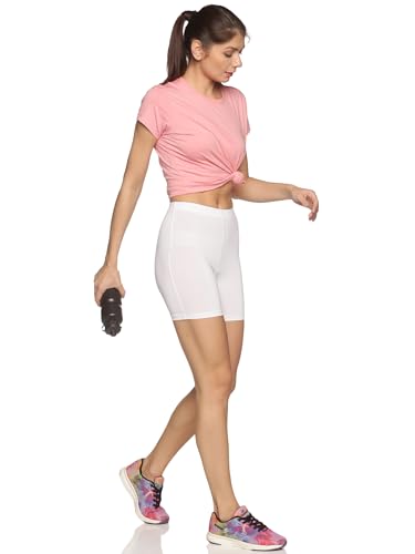 Image of OUTFLITS Ladies Cycling Shorts| Under Dress | Yoga Shorts | Workout Shorts | Running Shorts | Exercise Shorts | Gym Shorts for Womens