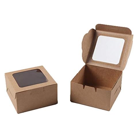 JNAB Kraft Paper Bakery Boxes Cover