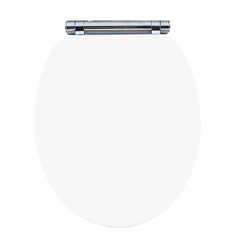 Aqualona Luxury Soft Touch Slow Close Toilet Seat With One Button Hinge Release - Click, Lift & Clean Technology - Soft Rubber Coating - Matte 5011264047507