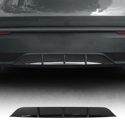 Diffuseur arrière Tesla Model Y Juniper fini noir brillant kit carrosserie premium