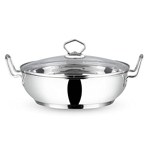 Wok Vinod acero inoxidable 26 cm capacidad 3.7 L miniatura 1
