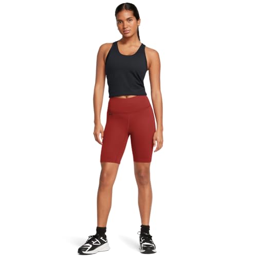 Under Armour Damen Motion Bike Shorts, (840) Earthen Orange/Schwarz, Klein – Ansicht 3