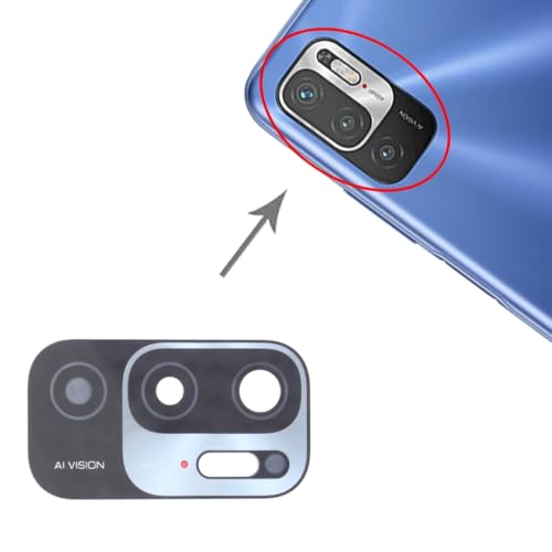 Image of Original Back Camera Lens Glass Replacement, Tworld Back Camera Lens Glass for Xiaomi Redmi Note 10T 5G (M2103K19I, M2103K19Y)