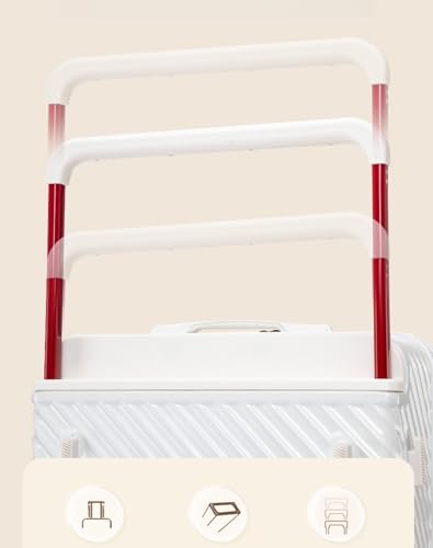 Carry On Luggage 20In Wide Handle with 360 Spinner Wheels, USB & Type C Port, Cup Holder & TSA Lock, Hard Case Luggage, Hardshell Travel Suitcase for Men Women (PVC Cover For Free) Purple4