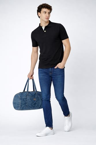 Image of Men's Cotton Polo T-Shirt | Solid Regular Fit Polo Neck T-Shirt | Half Sleeve Casual & Office Wear | Soft Breathable Summer T-Shirt for Men