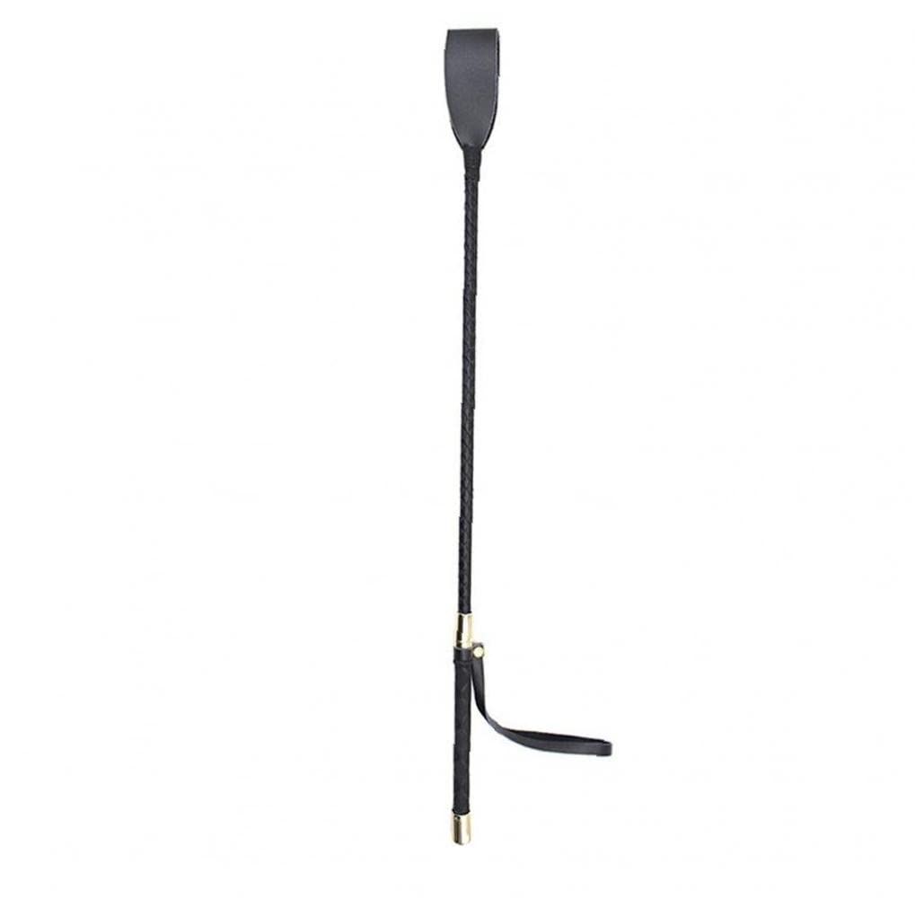 bopely Horse Whip 21 Inch Pu Leather Horse Crop with Double Slapper Riding Whip Jump for Equestrian Training