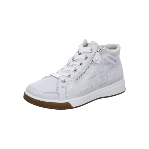 ARA Baskets pour Femme Mid 12-44499 , Blanc, 42.5 EU
