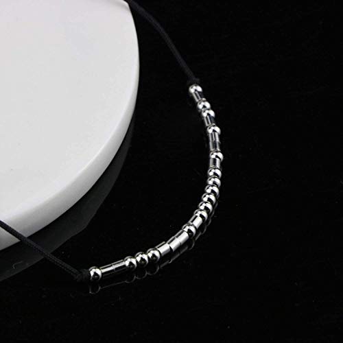Customize Personalized Morse Code Bracelet Adjustable String Bracelets Code Bracelets Inspirational Jewelry Friendship Gifts for Women Mom Family4