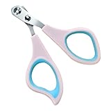 PERSELOSO Krallenschere für Haustiere mit Rutschfestem Griff Langlebiger Nagelknipser aus Edelstahl...