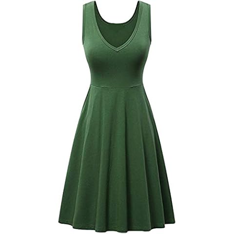 Vestido Midi Sin Mangas YMING Cover