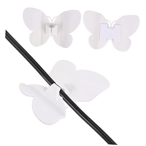 Organizador de cables en forma de mariposa Gadpiparty 12 piezas para electrodomésticos de cocina miniatura 4