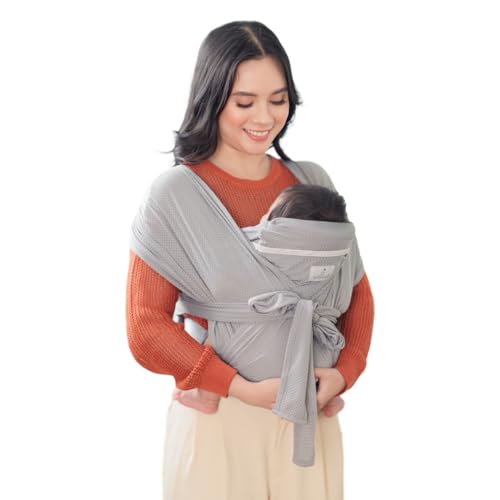 BabbleRoo Baby Wraps Carrier - Baby Essentials Baby Sling Carrier, ...