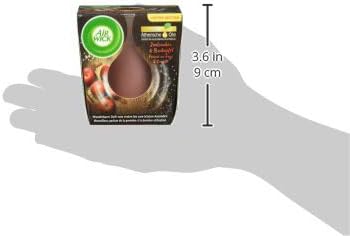 Air Wick Świeca zapachowa w szkle  zapach: zaklęcie cynamonowe i pieczone jabłko  czas palenia do 20 godzin  zawiera naturalne olejki eteryczne  2 x 105 g świeca zapachowa