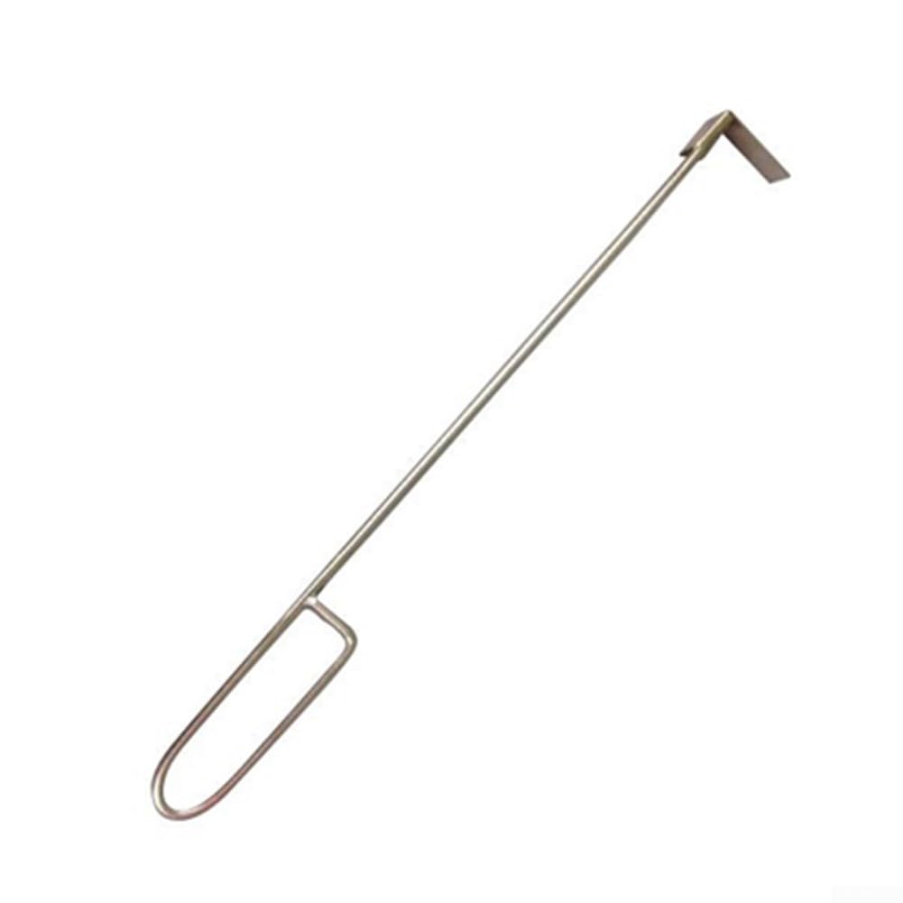 Yhenlovtt Stainless Steel Ash Removal Tool 18 Inch Long Ash Rake With Metal Handle For Kamado Joe Classic Charcoal Grill BBQ Accessories
