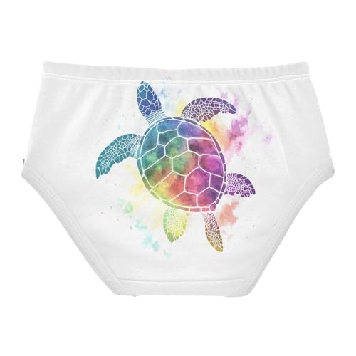Watercolor Sea Turtle Toddler Girls's Underwear 2T 202c09972