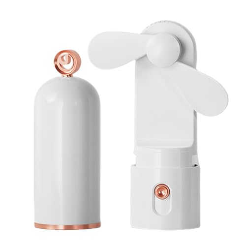 YRTUOP Ventilador Portátil,Ventilador De Viaje - Batería Externa, Dispositivo De Enfriamiento Portátil Pequeño y Ligero para Actividades al Aire Libre, Vacaciones, Senderismo, Acampada y Playa