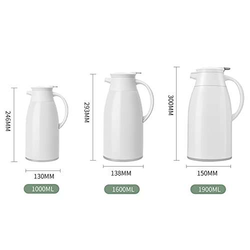 Hervidor de agua portátil de 1,6L: termo de vidrio de gran capacidad 3