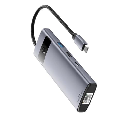 Station d'accueil type C 4K HDMI avec port Ethernet Gigabit et recharge rapide PD 100W