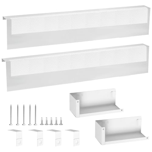 Baseboard Heater Cover Adjustable Length from 3FT to 6FT Including Left and Right End Covers High Carbon Steel Total Length of 6FT