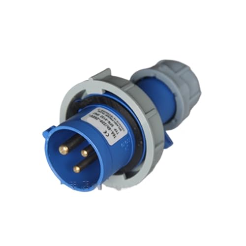 Prise étanche industrielle IP67 32A 3P SFN-0232 bleu gris pour chantiers