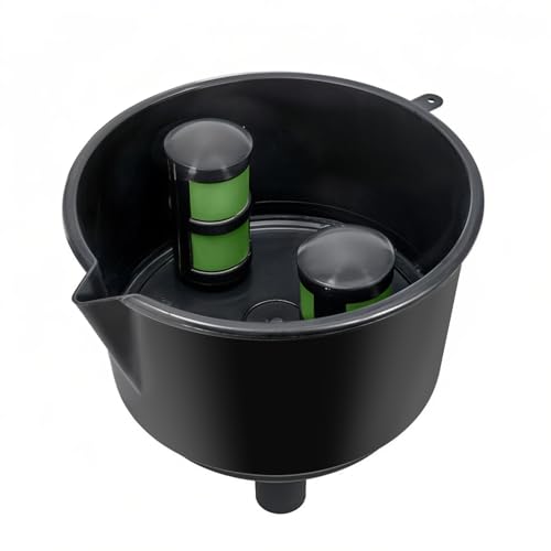 Image of AF15CB Portable Conductive Fuel Filter - 12 GPM Heavy Duty Oil Water Separator Universal Oil Filter Funnel with Screen for Automobile Motorcycle Car ATV RV SUV Boat Tractor Engine & Transmission