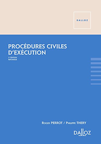 Procédures civiles d'exécution. 3e éd.